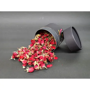 Jedlá dekorace na dort Bloomy Růže červená - poupata velká Množství: 600 ml