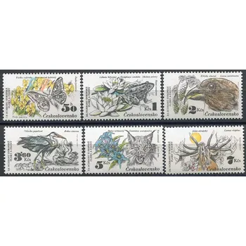 Poštovní známka Českosloveská pošta (1983) č. 2587 - 2592 ** - Československo - Ochrana přírody v ČSSR