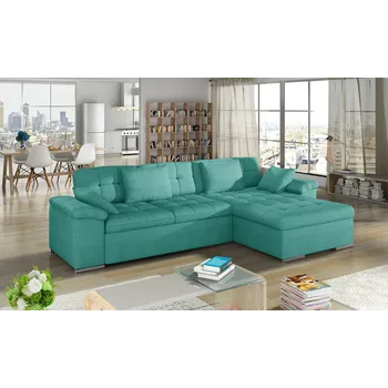 Sedací souprava Rozkládací rohová sedačka MIA L mentolová