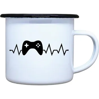 DOBRÝ TRIKO Plecháček s potiskem Tep gaming Velikost plecháčku: 330 ml