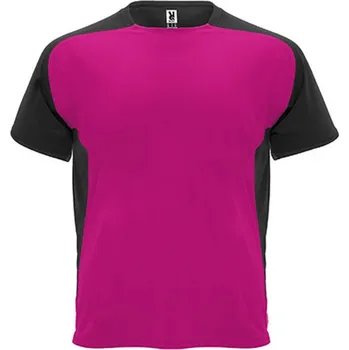 Pánská móda Roly Bugatti Pánské funkční tričko CA6399 Fuchsia 40-Black 02 XL
