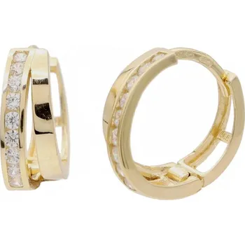 Náušnice Zlaté náušnice se zirkony OT43378 (585/1000) 1.9 g