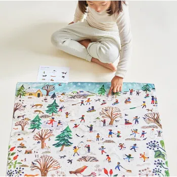 Sarah´s Silks Hedvábný šátek Hledej a najdi - Zasněženo Sarah´s Silks