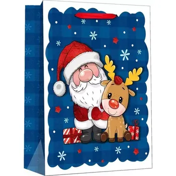 Dárková taška Dárková taška M - Santa se sobem