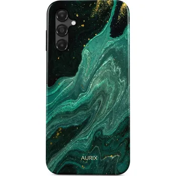Pouzdro na mobilní telefon Kryt Samsung A15 AURIX pevný Green Lagoon (obal neboli pouzdro na Samsung A15)