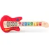Hudební nástroj pro děti Baby Einstein Together in Tune Guitar dřevěná kytara červená