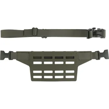 Airsoft Ledvinkový malý MOLLE adaptér - Ranger Green, 4 řady, Wosport