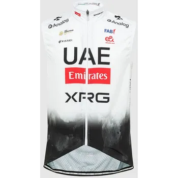 Cyklistická vesta PISSEI Cyklistická vesta - UAE TEAM EMIRATES 2025 - bílá/černá XL
