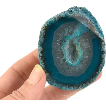 Sběratelství Achát geoda tyrkysová 151g (Brazílie)