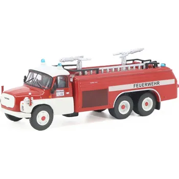 autíčko Tatra T148 Hasičský Vůz 1:87 - Schuco Tatra T148 Fire Engine - kovový model auta 1/87