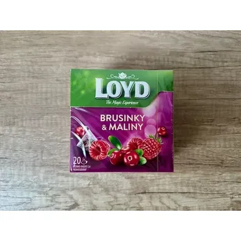 Čaj Loyd čaj Brusinky & Maliny 40g (20x2g)