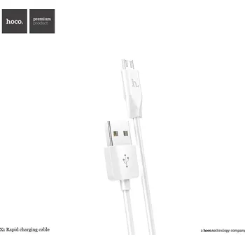 Pouzdro na mobilní telefon Hoco Kabel MICRO-USB - Hoco, X1 White 100cm