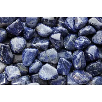 Drahý kámen Sodalit granit XL – Tromlovaný kámen z Namibie pro harmonii a klid