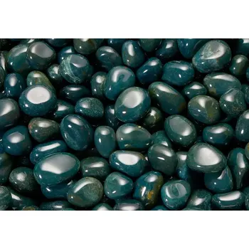 Šperk Jaspis zelený tromlovaný XL