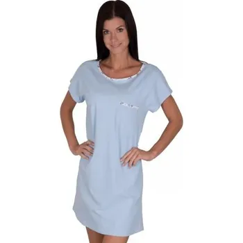 Dámská noční košile Dámská noční košile Maribell DE LAFENSE modrá světlá M