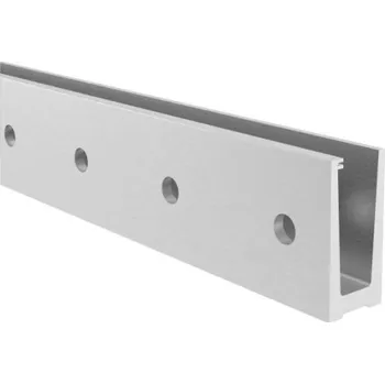 Zábradlí Hahn Steel Hliníkový kotvící profi pro sklo (21,52-25,52 mm), 5000mm, boční kotvení, G/h kN: 3