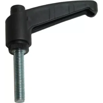 Šroub Přestavitelná páčka s kovovým šroubem KLH3B 65 M8x20 černá