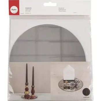 Zrcadlo Kulaté zrcadlo do macramé mandaly - průměr 20 cm