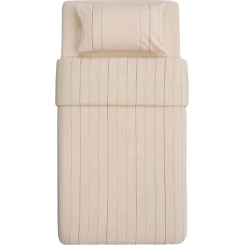 Dětská postýlka Bílá bavlněná sada povlečení Kave Home Indani 70 x 140 cm