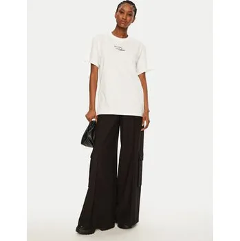 HUGO T-Shirt Vintage Tee 50533958 Bílá Relaxed Fit XS