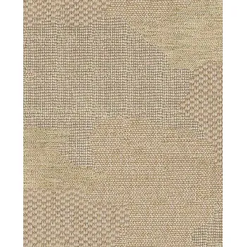 Tapeta Eijffinger Vliesová tapeta na zeď, hnědo-béžová, imitace látky, 340581, Groovy, Eijffinger, velikost 10 x 0,7 m