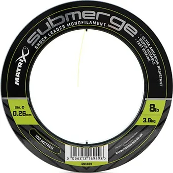 Matrix Submerge Shock Leader 8lb - 3.6kg 0.26mm (100m)