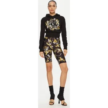 Dámská móda Versace Jeans Couture Cyklistické šortky 78HAC106 Černá Slim Fit 44