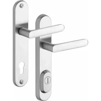 Dveřní kování Rostex bezpečnostní kování BK R4/O EXCLUSIVE (klika/klika) Rozteč: 72 mm