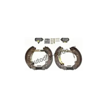 Brzdová čelist Sada brzdových čelistí TRW GSK1219 - Superkit CITROEN, PEUGEOT