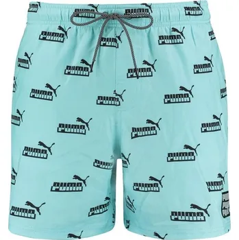 Pánské plavky Plavky Puma Badehose Blau Schwarz F002 100001272-002 Velikost M