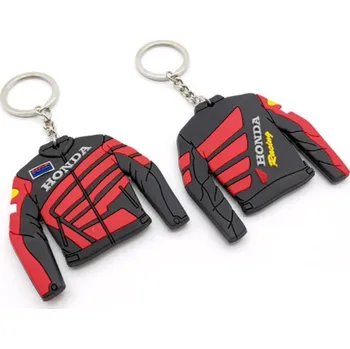 Přívěsek na klíče bunda Honda červená