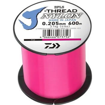 Daiwa Vlasec J-Threads DPLS Pink 600m Délka: 600m, Nosnost: 8,1kg, Průměr: 0,330mm