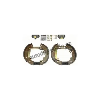 Brzdová čelist Sada brzdových čelistí TRW GSK1237 - Superkit PEUGEOT