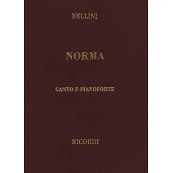 Vincenzo Bellini: Norma, IT, Hardcover (noty na klavír, zpěv)