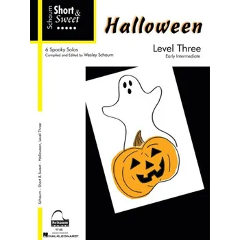 Schaum Short & Sweet: Halloween - Level 3 (noty na klavír)