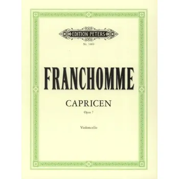 Auguste Franchomme: 12 Capricen op. 7 (noty na violoncello)