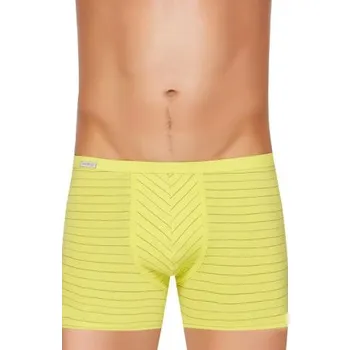 Boxerky Pánské boxerky BodyandSoul 10/1-13/315 FABIO žlutá XL