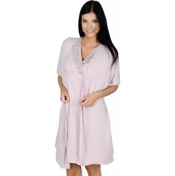 Dámské noční prádlo Dámský župan 54/2-80 FABIO růžová světlá S/M
