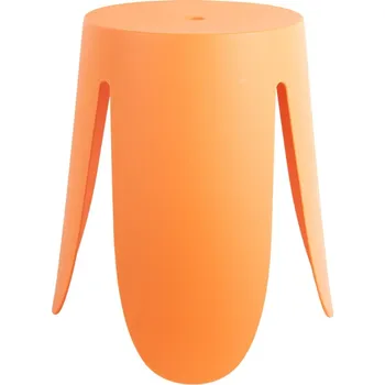 Stolička Present time Oranžová plastová stolička Ravis 45 cm