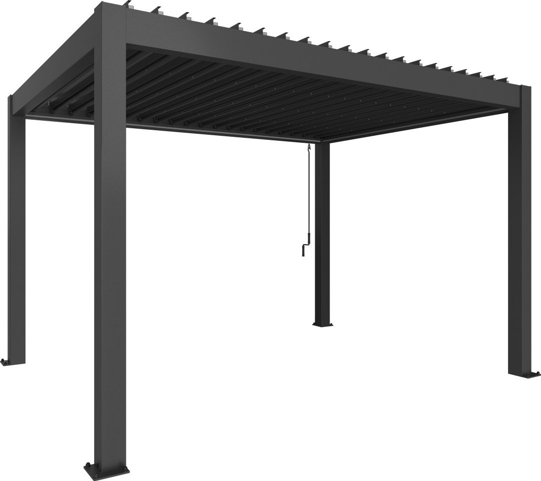 Biohort Hliníková Pergola 4x3, tmavě šedá metalíza (Originální pergola v kvalitě od Biohort)