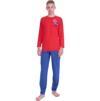 Pánské pyžamo 13485/41 - pánské pyžamo Ruko, 2XL, červená