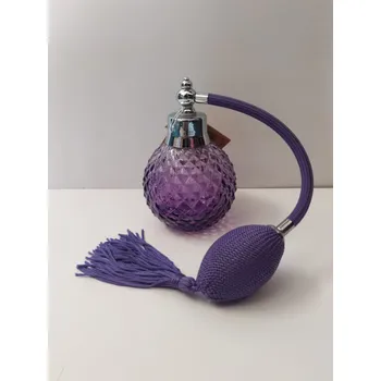 Luxusní flakon s balonkem fialový 80 ml