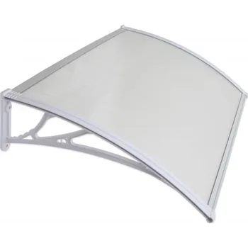 Stříška nad vchodové dveře Dveřní vchodová stříška čirá 100x200 NEDĚLENÁ