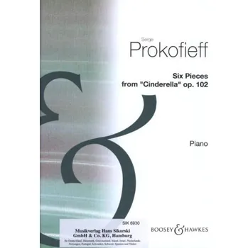 Sergej Prokofjev: 6 Pieces from Cinderella Op. 102 (noty na klavír)