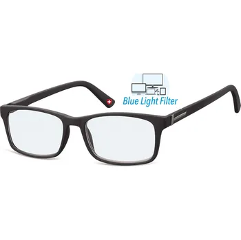 Brýle na čtení Montana Eyewear Brýle na čtení a na počítač BLF73, černá, dioptrie: +3,00
