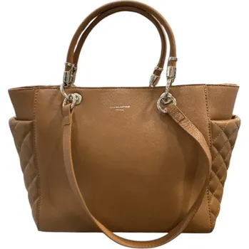 Kabelka David Jones elegantní kabelka koňaková 6835-3 cognac