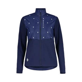 Cyklistická bunda Maloja bunda RibiselM. 2024/2025 Modrá S Dámské