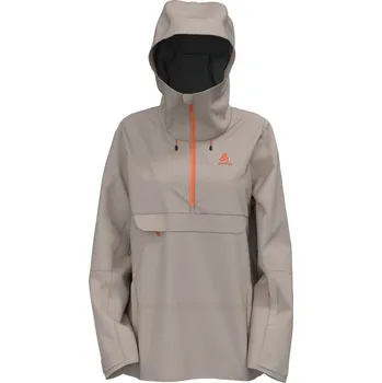 Pánská větrovka Odlo bunda Jacket hardshell X-ALP 3L ANORAK 2023/2024 Světle oranžová M Dámské