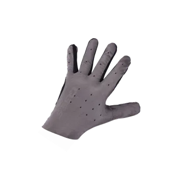 Cyklistické rukavice Q36.5 Cyklistické rukavice Adventure Gloves Long Fingers 2024/2025 Šedá M Pánské, Unisex