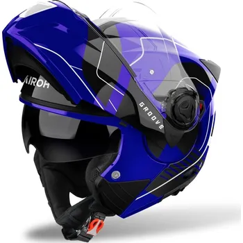 Helma na motorku Výklopná přilba SPECKTRE Groove, AIROH (modrá lesklá) 2025